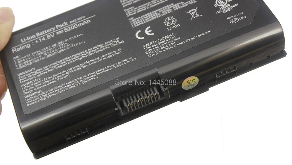 Bateria para laptop com 8 células de
