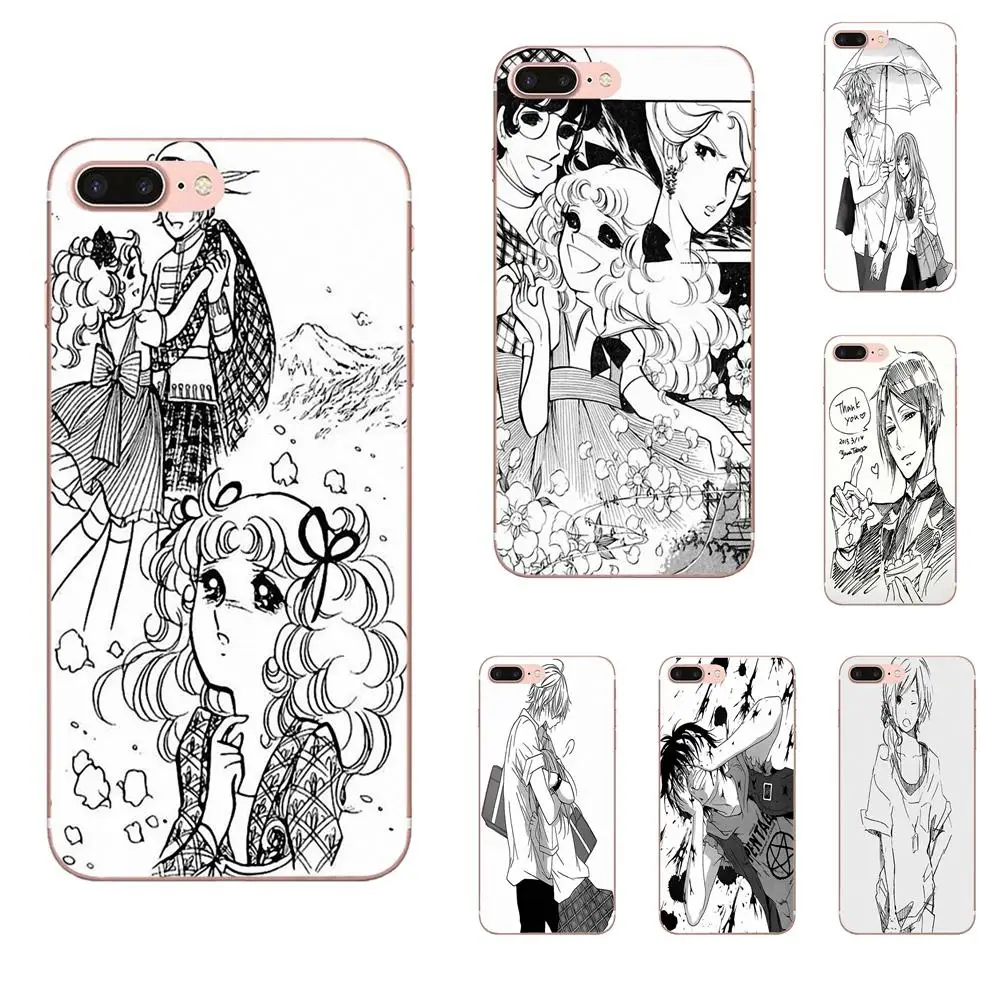 

For Samsung Galaxy Note 5 8 9 S3 S4 S5 S6 S7 S8 S9 S10 mini Edge Plus Lite Soft Wholesale Black Anime Manga Candy