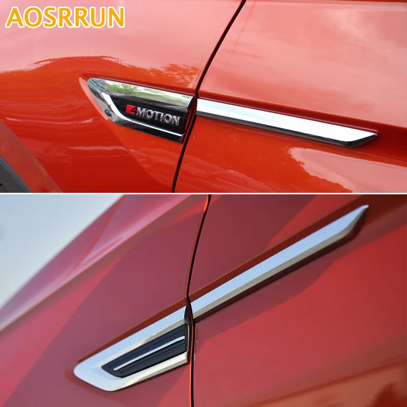 For Volkswagen VW Tiguan 2017 Car Accessories Car Styling ABS Fender Car Stickers Car Decoration