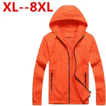 9XL 8XL Männer Neue Jacke Frühling Herbst Mode Hiphop Kapuzenjacke Hip Hop Wasserdichte Windjacke Männer Dünne Jacke Mantel Oberbekleidung