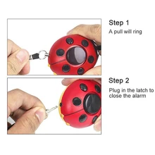135dB sound anti theft alarm Wholesale Self Defense Supplies best selling defense personalized personal alarm with LED light