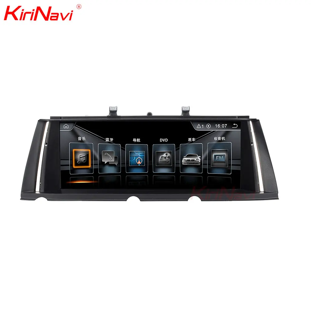 KiriNavi 10,2" ips сенсорный дисплей Голосовое управление Android 7,1 для BMW 7 F01 F02 2009-2012 Автомобильный MP3 MP4 Радио аудио gps навигация