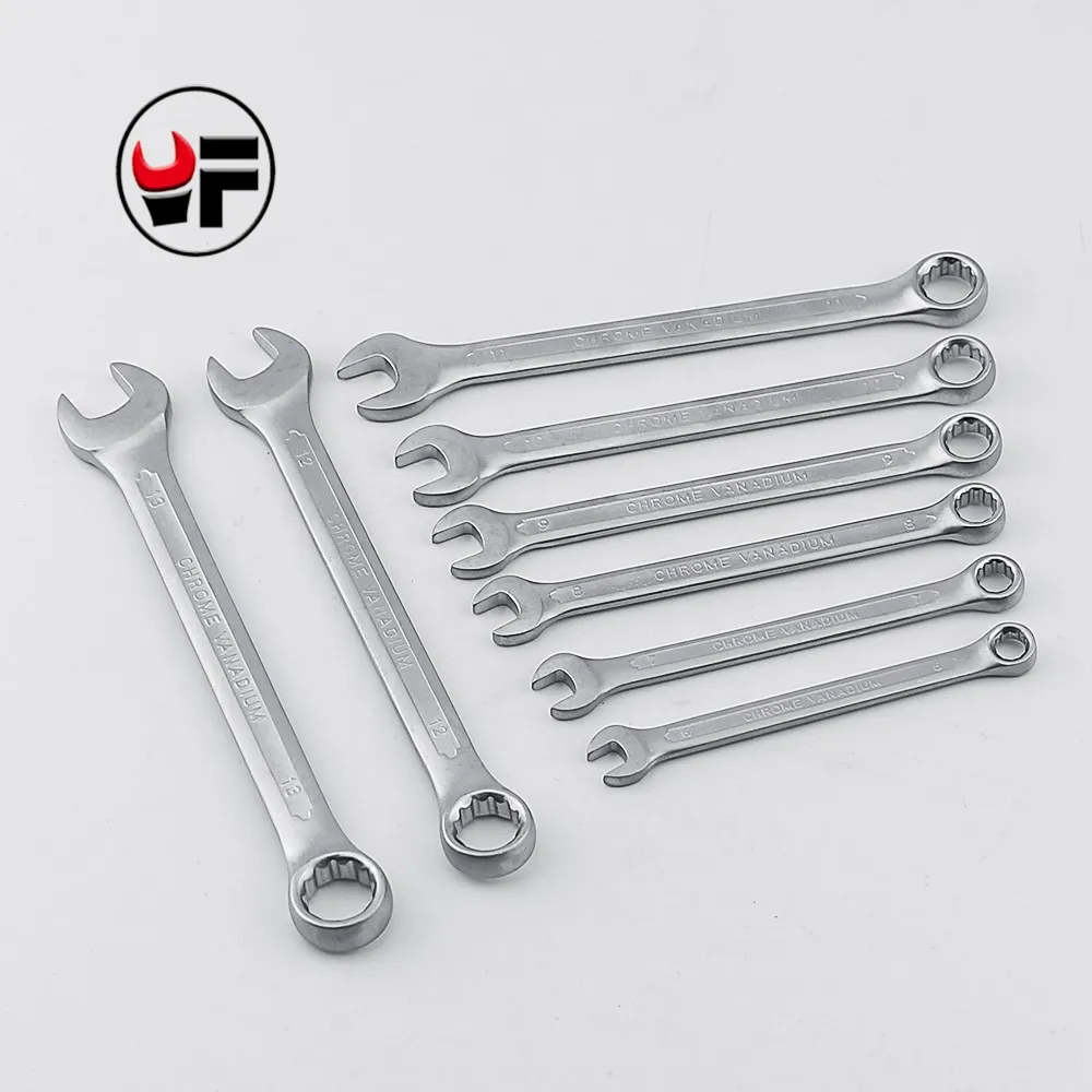 

ALLSOME 6-13mm Combination box open end Concave rib tool wrench high quality car tools gear a set of keys wrench tools YF029