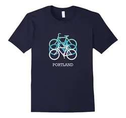 Возьмите новый для мужчин рубашка велосипед Портленд новинка футболка