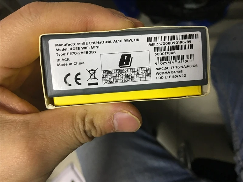 Разблокированный EE Mini 2 Cat7 300 Мбит/с 4G LTE MiFi ee70 Alcatel EE70VB мобильный роутер Hotsport Mifi