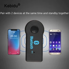 Kebidu беспроводной Bluetooth Динамик Приемник адаптер для наушников 3,5 мм аудио стерео музыкальный приемник дома Hands-free для Iphone