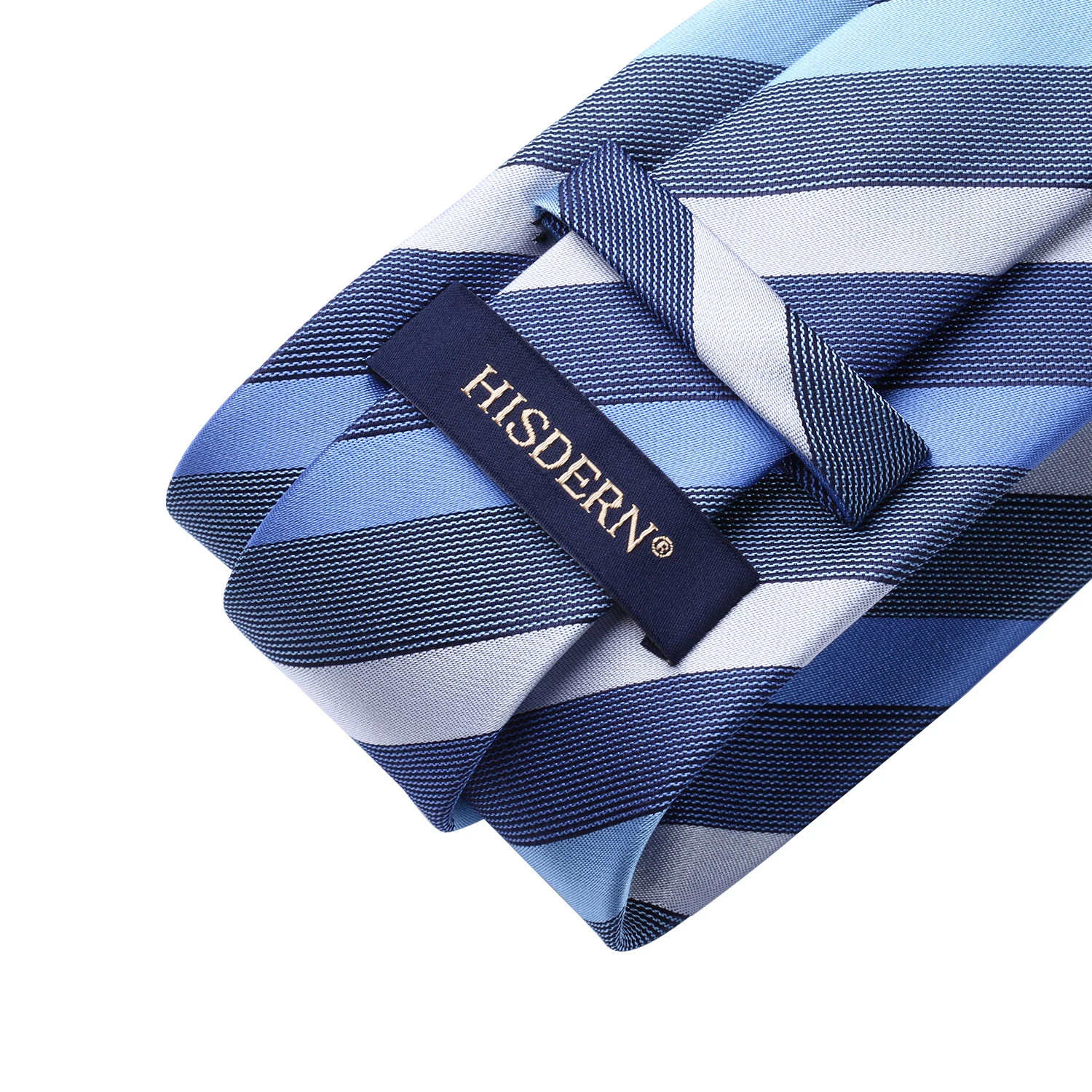 Тканый мужской цветной галстук синий полосатый Набор платков и галстуков# TS914B8S вечерние свадебные классические модные карманные квадратные Галстуки