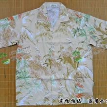 Одежда Повседневная рубашка hainan гавайская рубашка одежда с цветочным принтом гавайская рубашка 2XL 3XL