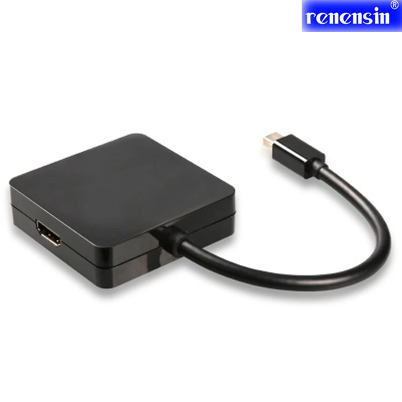 Rnx Thunderbolt Mini Displayport DP к HDMI VGA DVI адаптер конвертер кабель для Apple MacBook Air Pro DVI|displayport dp to