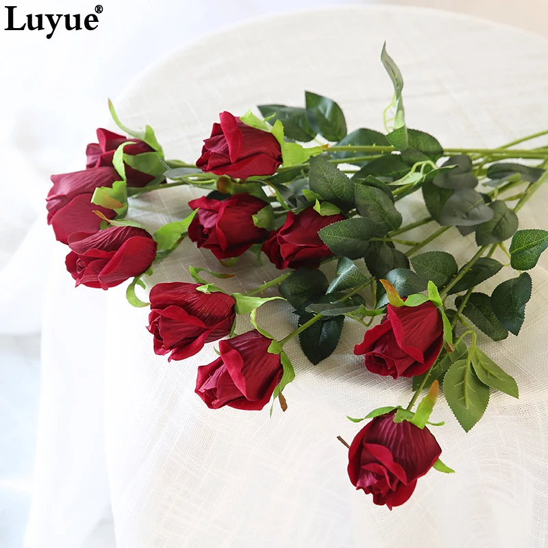 Искусственные цветы из шелка Luyue 11 шт./лот свадебные украшения искусственные