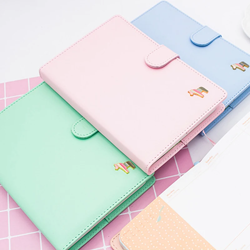 

Weekly Planner Sweet Notebook Creative Student Schedule Diary Book Color Page School Supplies No Year Limit