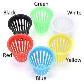 

10PCS 6 Colors Planting Basket Heavy Duty Mesh Pot Net Cup Basket Hydroponic Aeroponic Plant Grow Clone Hanging Baskets