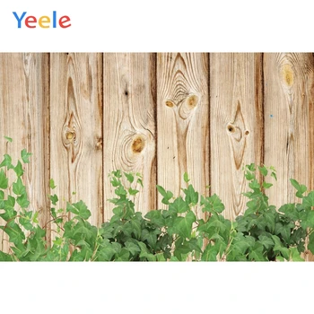 

Yeele Wooden Board Creeper Green Grass Vine Portrait Photography Backgrounds Customized Photographic Backdrops for Photo Studio