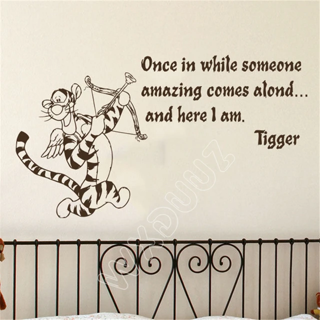Wxduuz Quote Winnie The Pooh Tigger Once In While Someone Nursery Wxduuz Quote Winnie The Pooh Tigger Once In While Someone Nursery Art Kids Room Cartoon