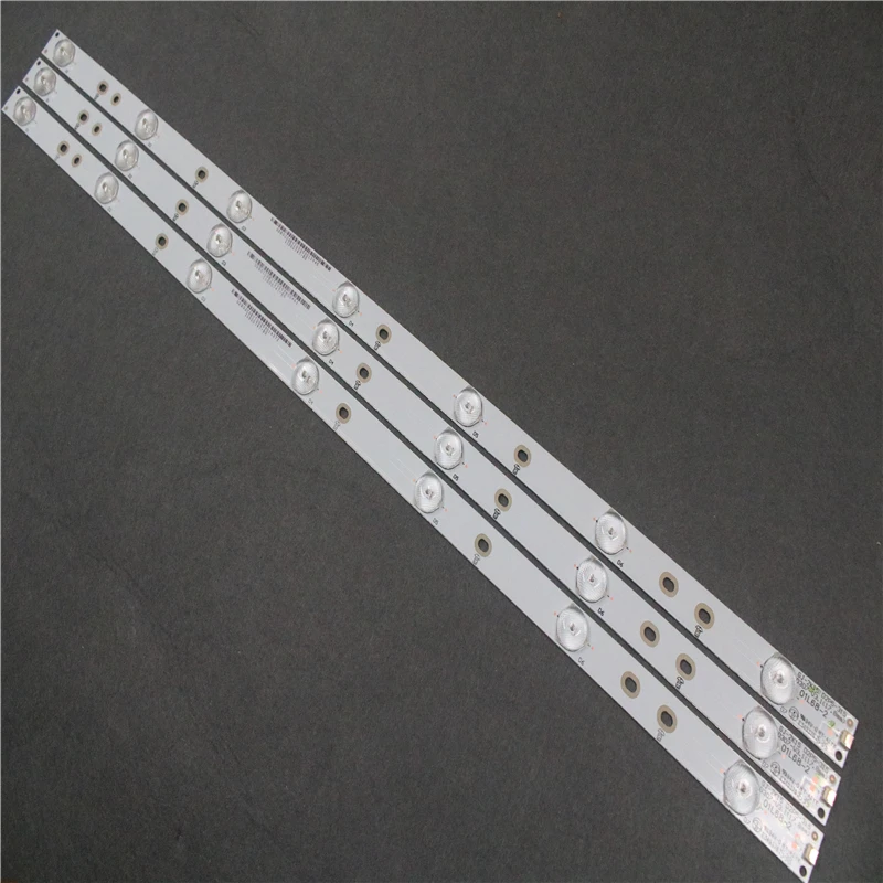 

1 set=3 PCS New original LED strips for 32"Philips GJ-2K15 D2P5-315 D307-V3.1 01L68-2 E349376 7 LEDs 615mm