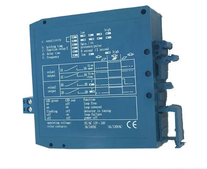 5 шт. 24VDC 12VDC Индуктивная петля автомобиля датчик детектор для безопасности и выхода для ворот и для управления дорожным сигналом