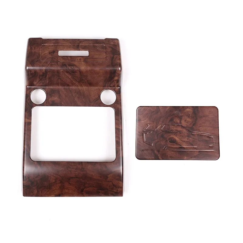 Rose Wood Grain Розовое дерево зерна для Land Rover Дискавери 5 HSE L462 LR5- ABS задний ряд кондиционер вентиляционное отверстие выход крышка отделка - Название цвета: Rose Wood Grain
