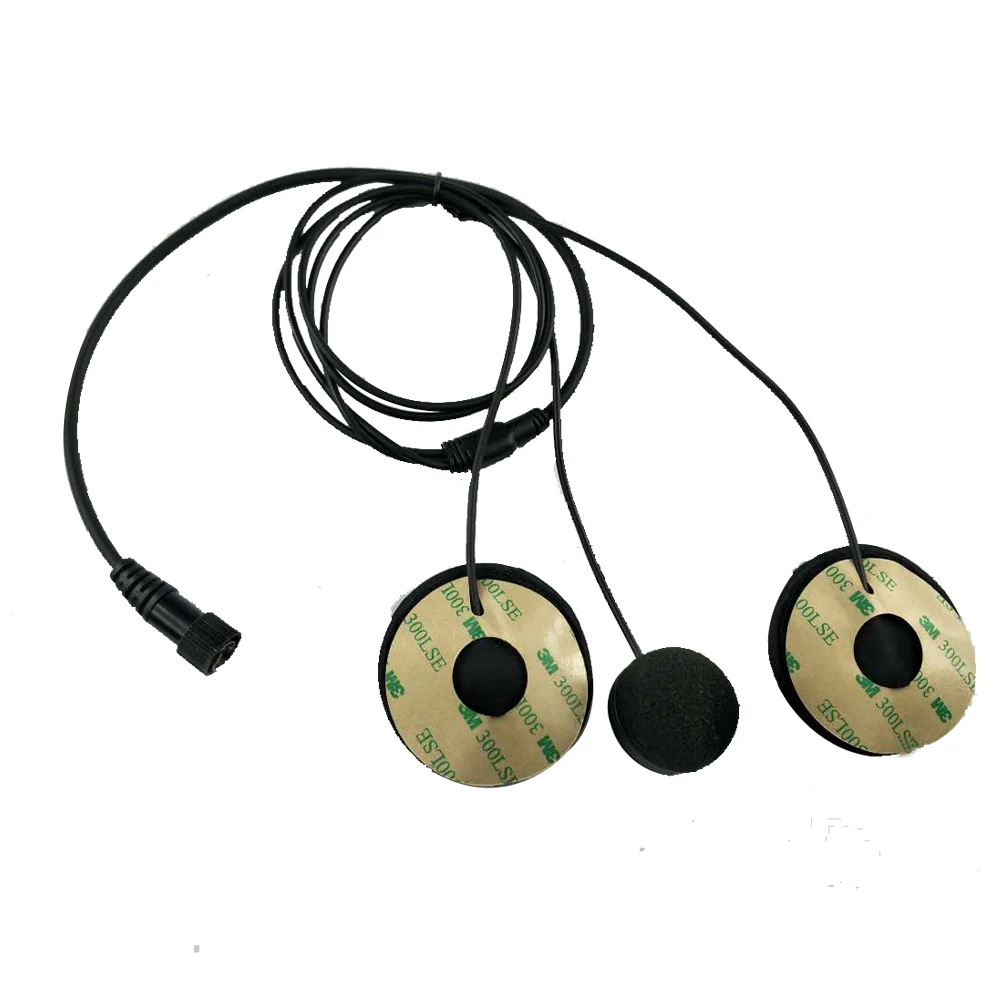 2 pin Motorcycle Full Face Helmet Headset Earpiece For Motorola GP68 GP88 GP88S CP150 CP200 XTN446 2
