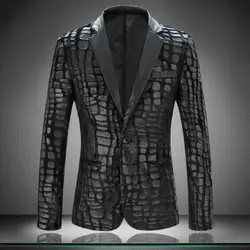 M-4XL! 2018 новые бархатные кожа мужская одежда тенденции моды большой костюм деловой повседневный комплект