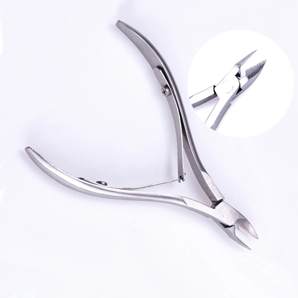 

1 Pcs Nail Art Stainless Steel Cuticle Nipper Clipper Cutter Scissor Trim Dead Skin Remover Manicure Pedicure Tool