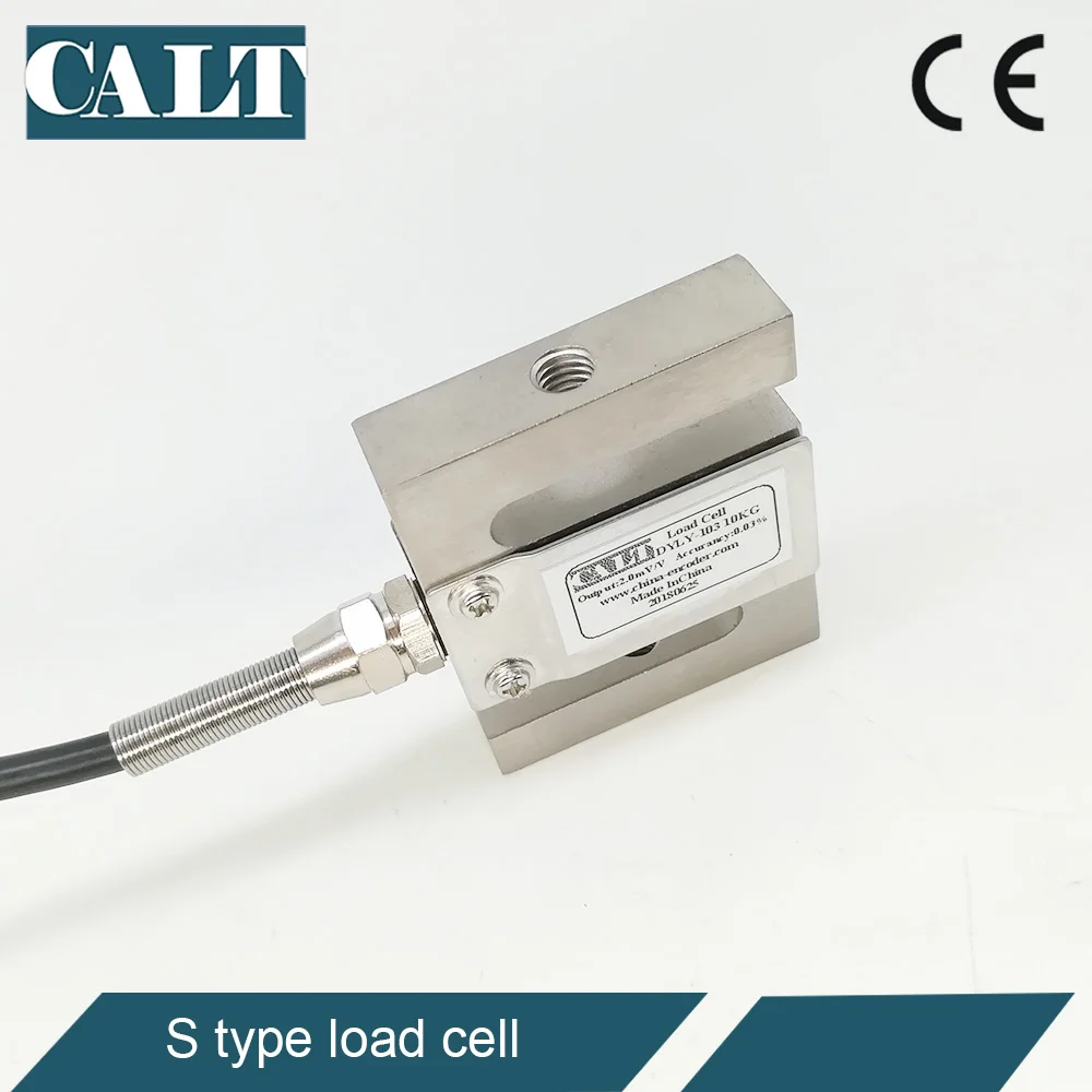 CALT 2000 кг S Тип Мини датчик нагрузки нажимной вес силы сжатия capacitiy DYLY 103|Приборы для