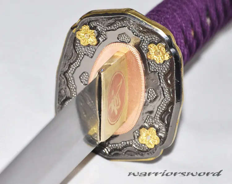 Японский самурайский короткий меч Танто сложенный стальной полный лезвие Tang Sharp