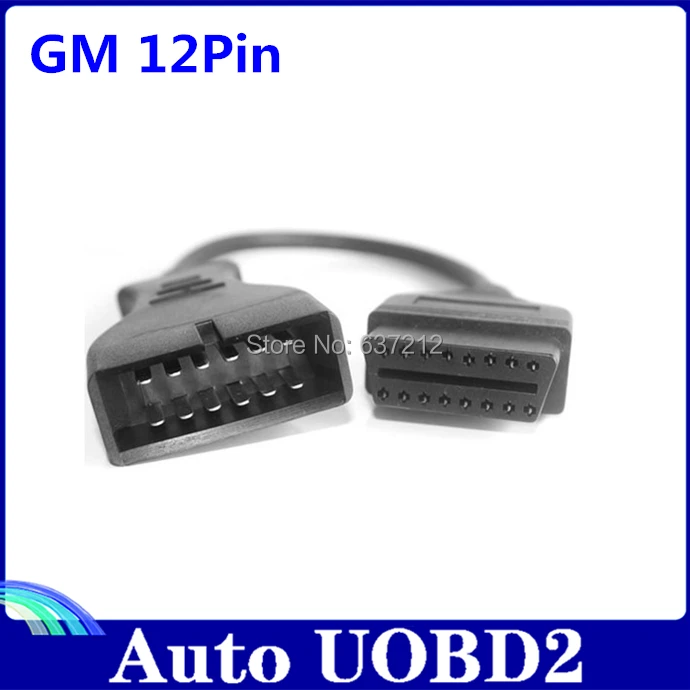 Для GM 12 Булавки OBD 2 разъем адаптера gm12 Булавки OBD2 OBDII Авто Интимные Аксессуары Диагностический кабель-удлинитель 16 Булавки