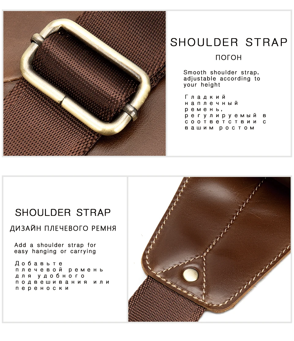 9 Men's Leather Should bag