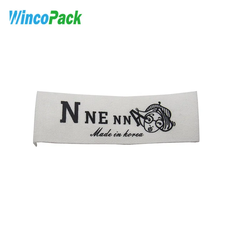 

Custom High Quality Personalised logo label Woven Textile Labels For Knitting