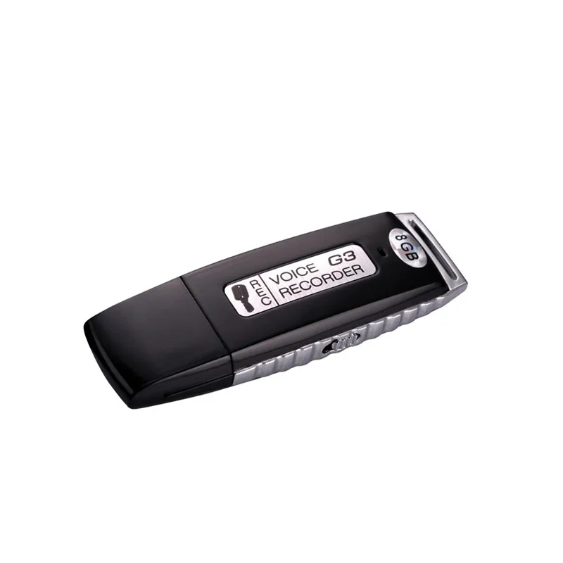Usb Flash Drive Voice Recorder 8GB Rechargeable Mini Dictaphone Digital 