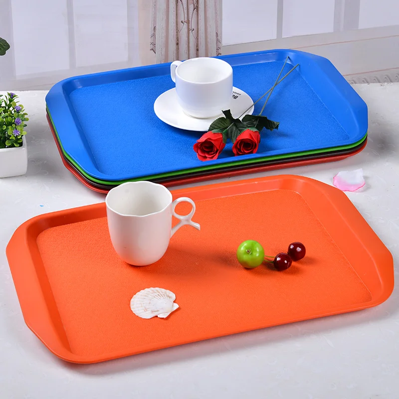 44*30.5CM Square Dish Plate Trays for Party/Hotel/Home Dinner for Snacks Fruit Plate English