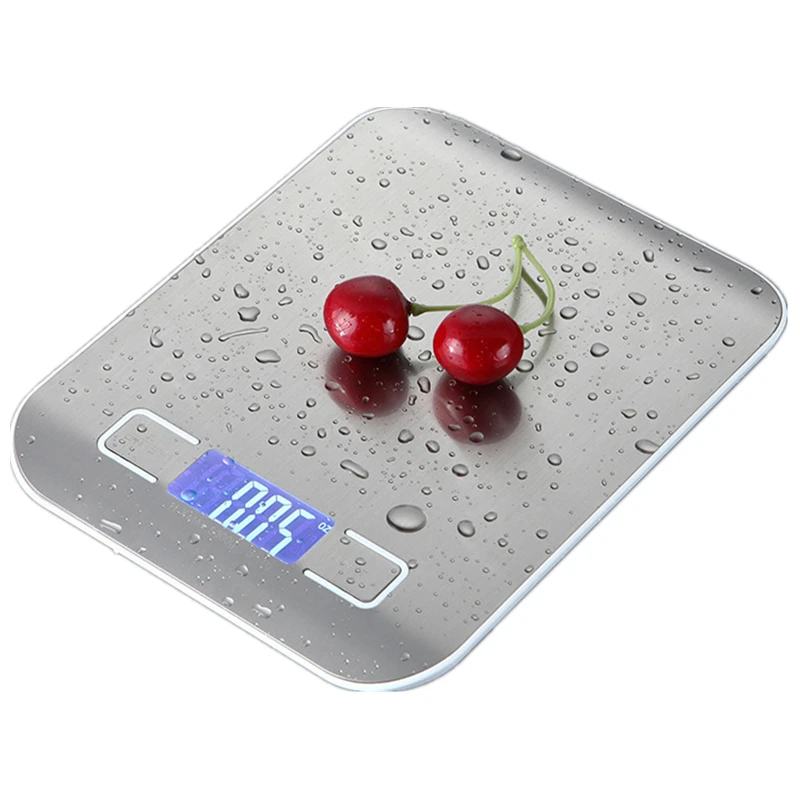 

1Pc Electronic Kitchen Scale Spoon Scale Digital Food Scale Stainless Steel Weighing Scale LCD High Precision Measuring Tools