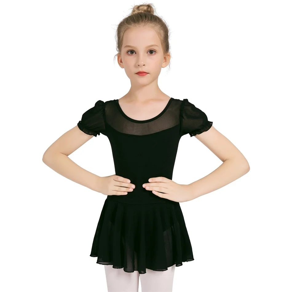 Danshow Teen Kids Short Sleeve Ballet Dance Gymnastics Leotard Girls Ballerina Tutu Dress For Stage Performance Ballet Aliexpress