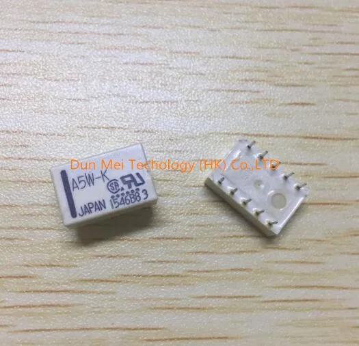 

Free Shipping 5PCS Relais A5W-K DIP-10 Relay 2x UM 5V Audio Signal best quality.