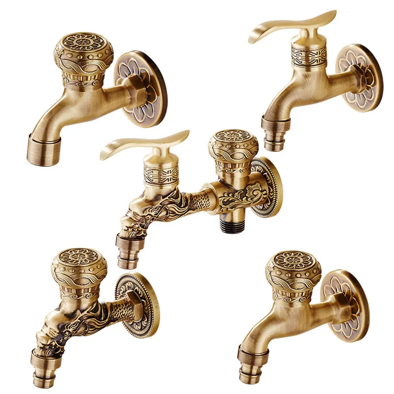 washing machine faucet lengthened all copper valve core European style