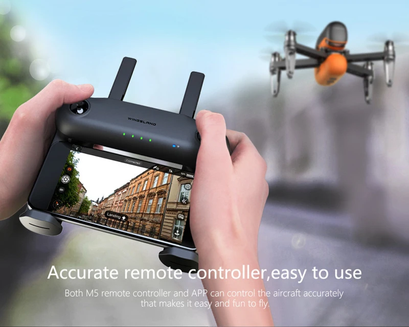 Профессиональный Wi-Fi FPV Дрон M5 Wi-Fi FPV Selfie Smart Drone Управление приложениями с помощью параметров 720P HD Камера оптического потока gps RC Квадрокоптер подарки