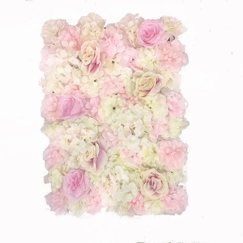Topbeautybar фабрика цветок стены искусственный шелк роза цветы гортензии стеновые панели для свадебной вечеринки украшения дома Фон - Цвет: 1