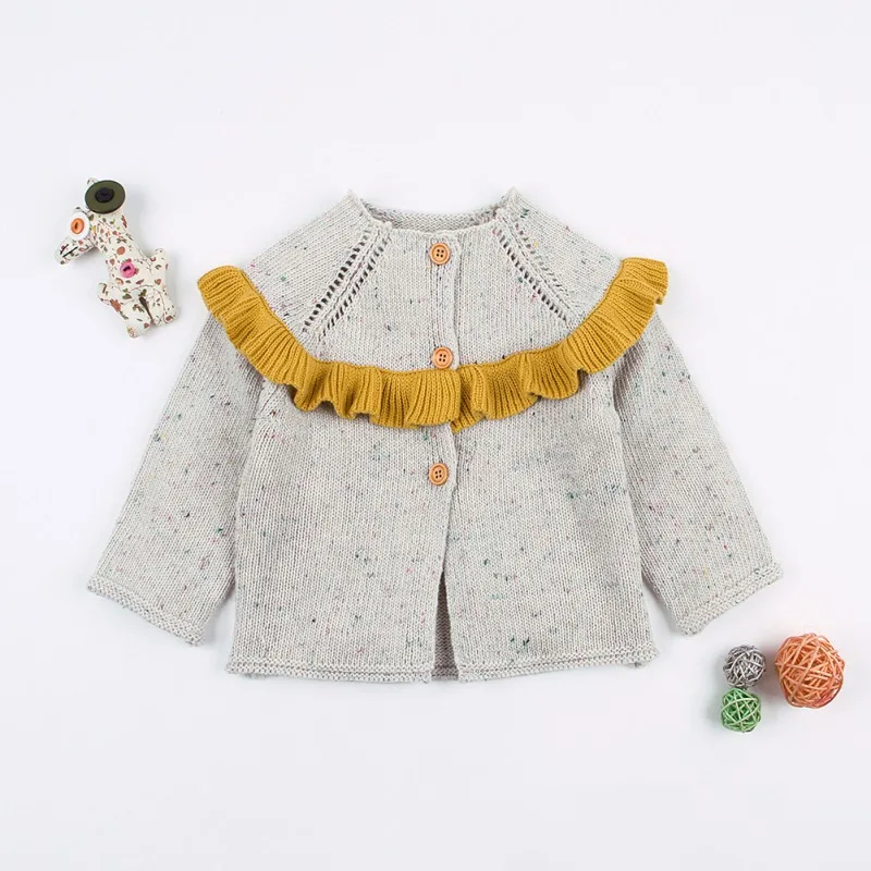 

Newborn Baby Autumn Winter Sweaters Girls Cardigan Infant Long- sleeved Sweaters Knitted Jacket Baby Clothing