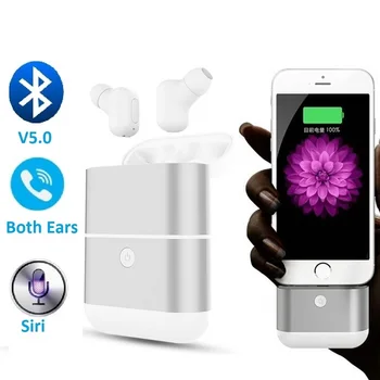 

Mini Bluetooth Earphone True wireless Earbuds TWS Ear buds Noise Canceling Handsfree Headset for Apple iPhone Samsung Phone
