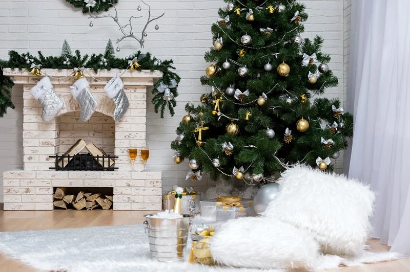 Thin Art fabric photography backdrops photo studio photographic background for children indoor christmas tree backdrop XT-3536 photography backdrops christmas indoor christmas atmosphere 5x7ft 1 5x2 2m studio photo backdrop zj