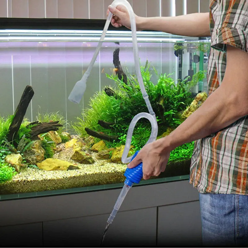 

Aquarium Water change hose Siphon Gravel Cleaner Fish Safe Tank Vacuum Pump Kitchen Oil Water Change Cleaning tools