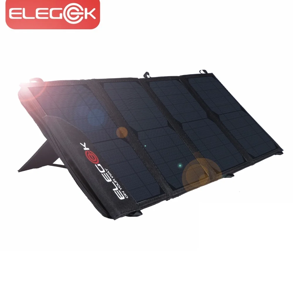 Портативное зарядное устройство ELEGEEK на солнечной батарее складная солнечная