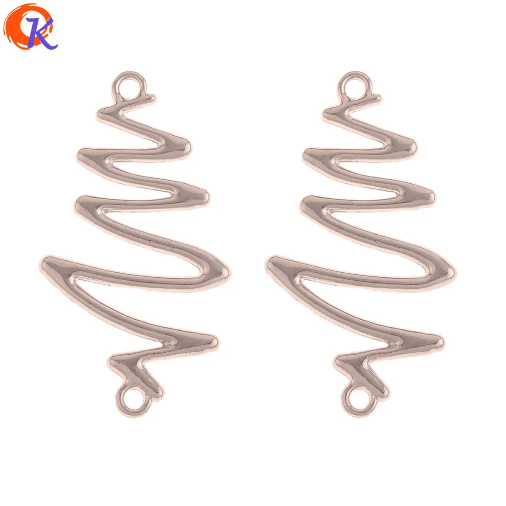 

Cordial Design 100Pcs 23*42MM Jewelry Findings Component/Connectors/DIY Making/Wave Shape/Rhodium/Hand Made/Earrings Accessories