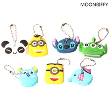 Фабрика 8 дизайнов мультфильм выбор 2,5 см резиновый ключ кулон крючок ключ крышка бумажник обернуть крышка ключ крышка кошелек