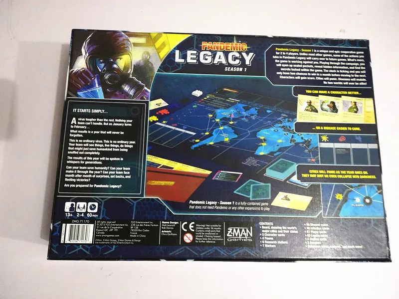 Пандемия Устарелая настольная игра пьянство карточная игра|Настольные игры| |
