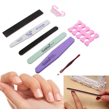 8 шт. набор инструментов для маникюра прямоугольные пилочки для ногтей кисть для дизайна ногтей аксессуары пилочки для ногтей набор кистей 3T3198