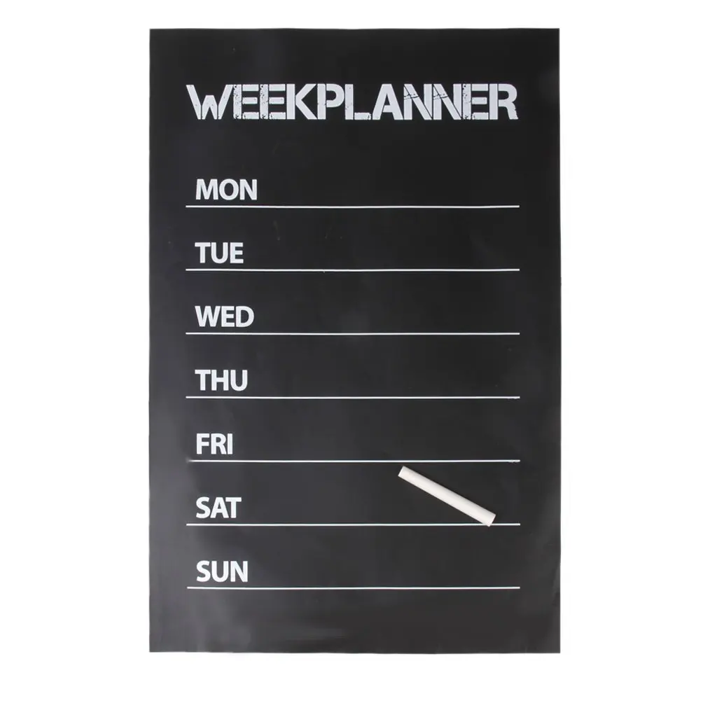 

Slate Wall Sticker Weekly Planner Removable Slate Sticker House Decoration