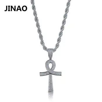 ICED EGYPTIAN CROSS NECKLACE That Ankh Life Jewelry Necklaces