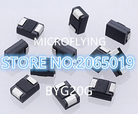 50PCS BYG20G BYG20G-E3 BYG20G-E3/TR BYG-20G BYG20 SMA | Электроника