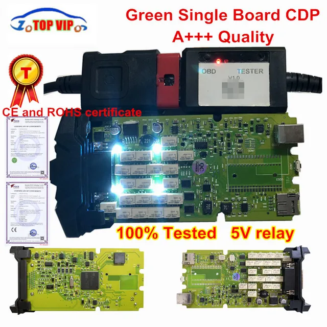 Best Offers Best Quality TCS CDP Pro Newest 2015 r3 with keygen Single Green board CDP with Bluetooth Diagnostic Scanner for cars&Trucks
